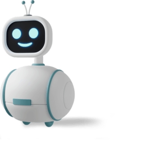 casual life 3d white robot